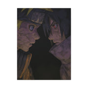 Naruto Uzumaki vs Sasuke Uchiha Final Stare Down Wall Art & Canvas Print