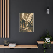 Sculptural Staircase Modernist Interior Wall Art & Canvas Print