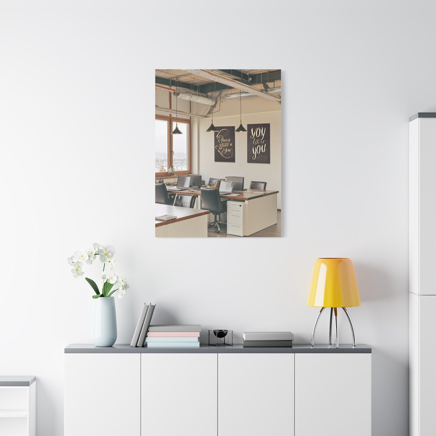 Modern Typography Motivational Wall Art & Canvas Print