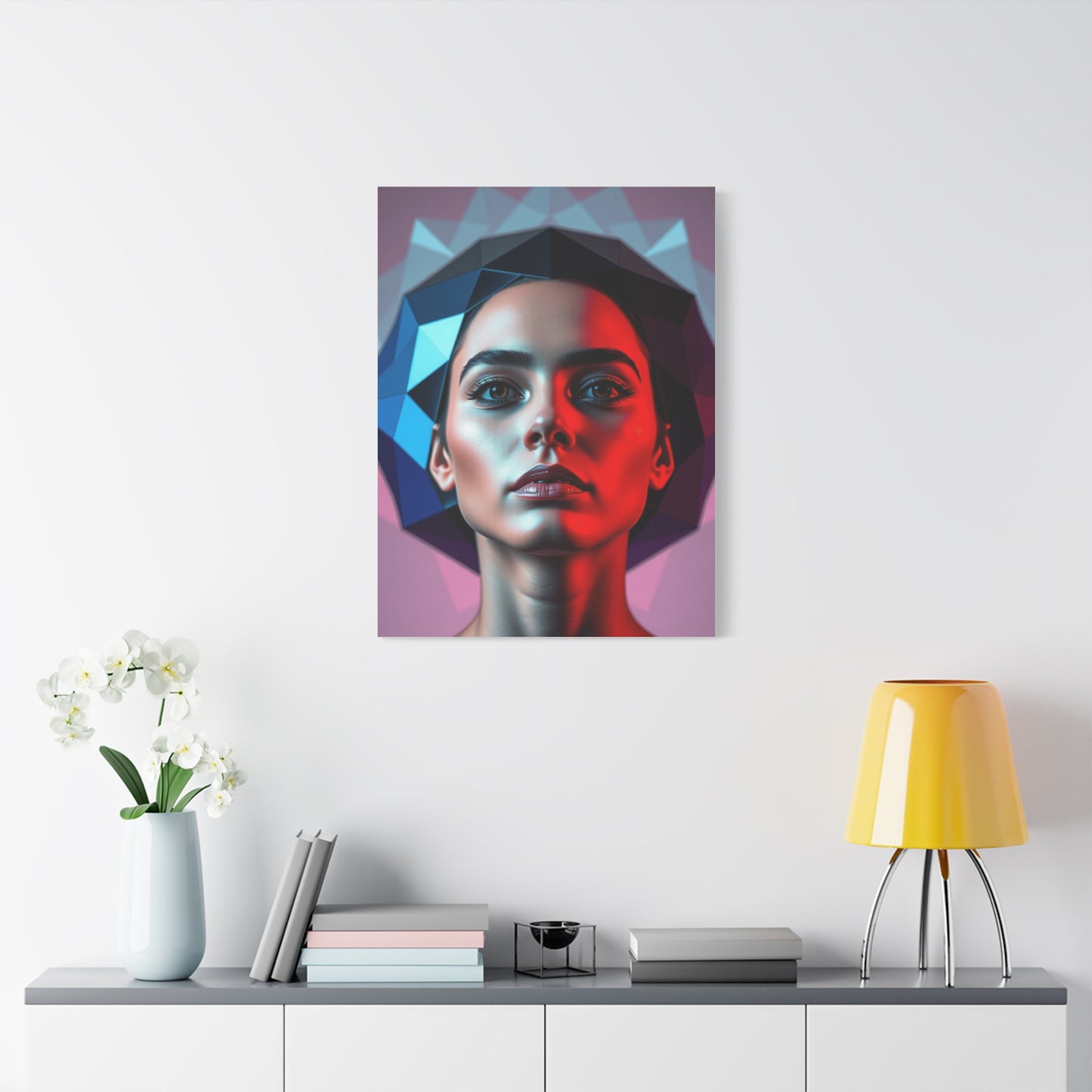 Celestial Geometric Elegance Wall Art & Canvas Print