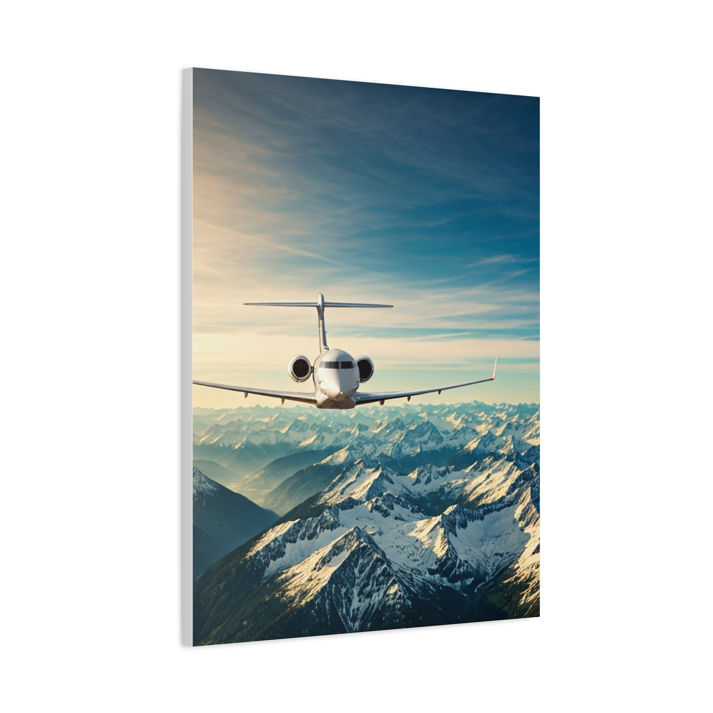 Mountain Summit Jet Journey Wall Art & Canvas Prints