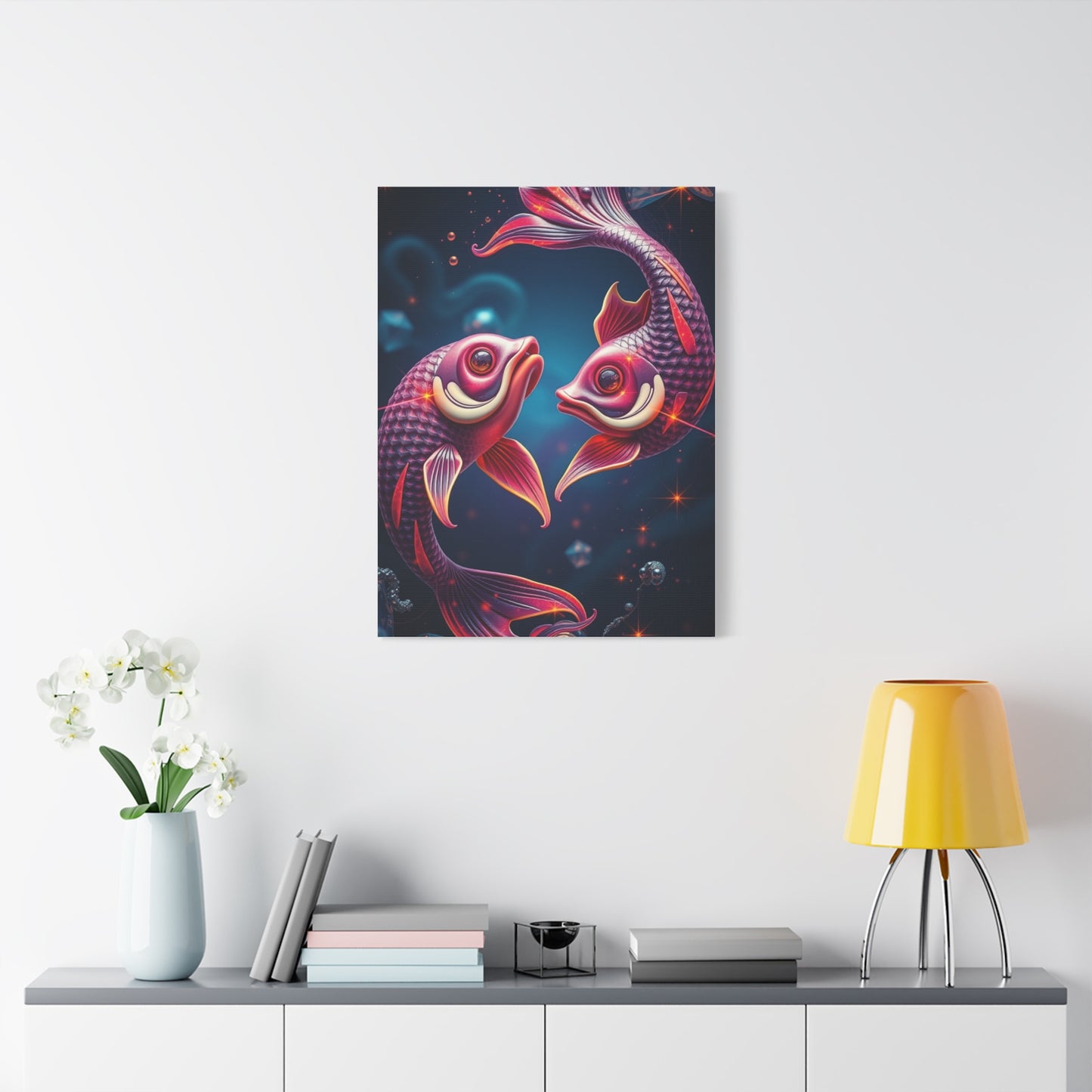Aquatic Zodiac Opulence wall art & canvas print