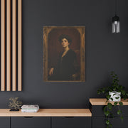 Victorian Portrait Lady in Gilded Frame Wall Art & Canvas Print