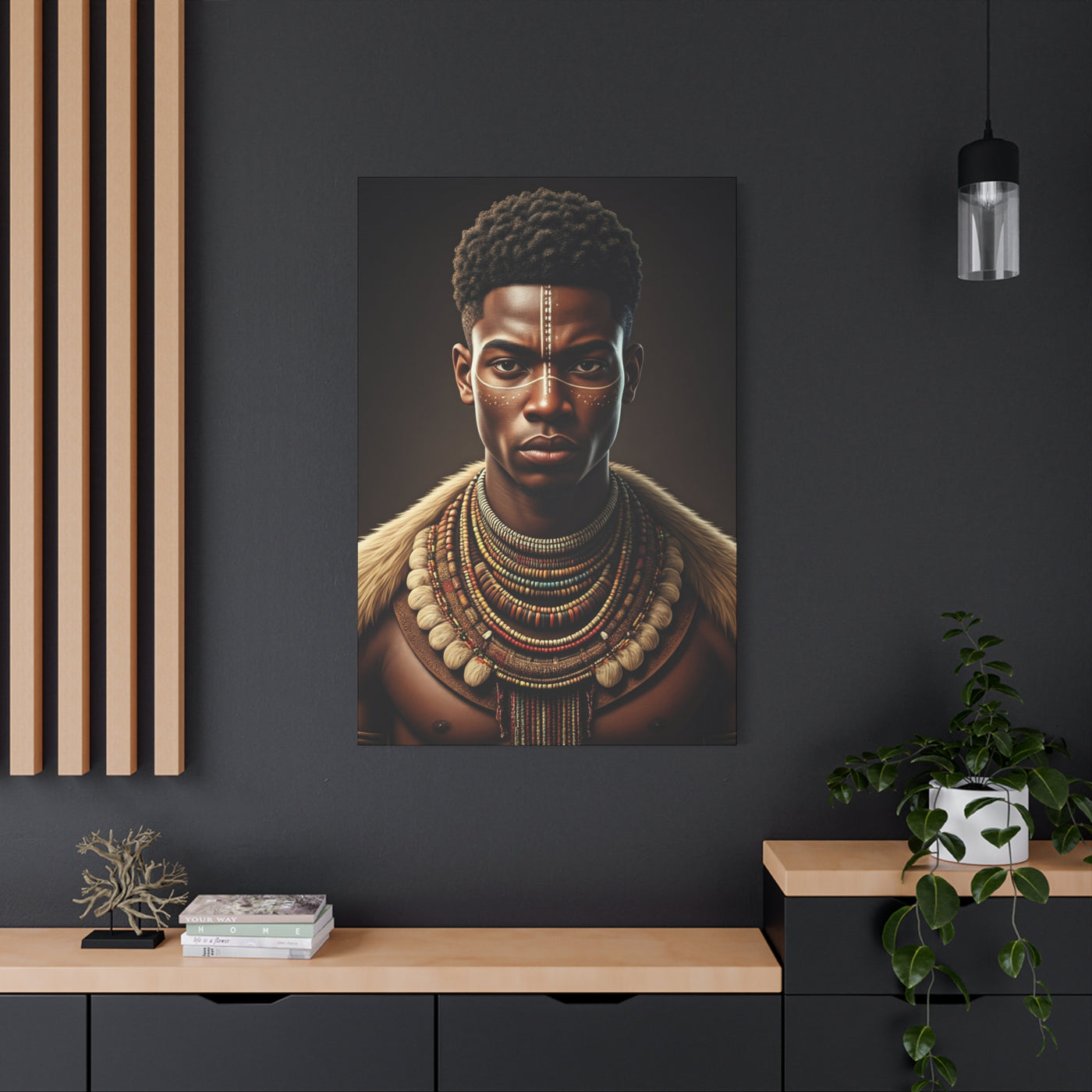 Warrior King Portrait Wall Art & Canvas Prints
