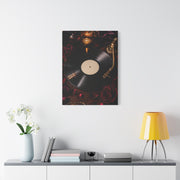 Vinyl Record Candlelit Romance Still Life Wall Art & Canvas Print