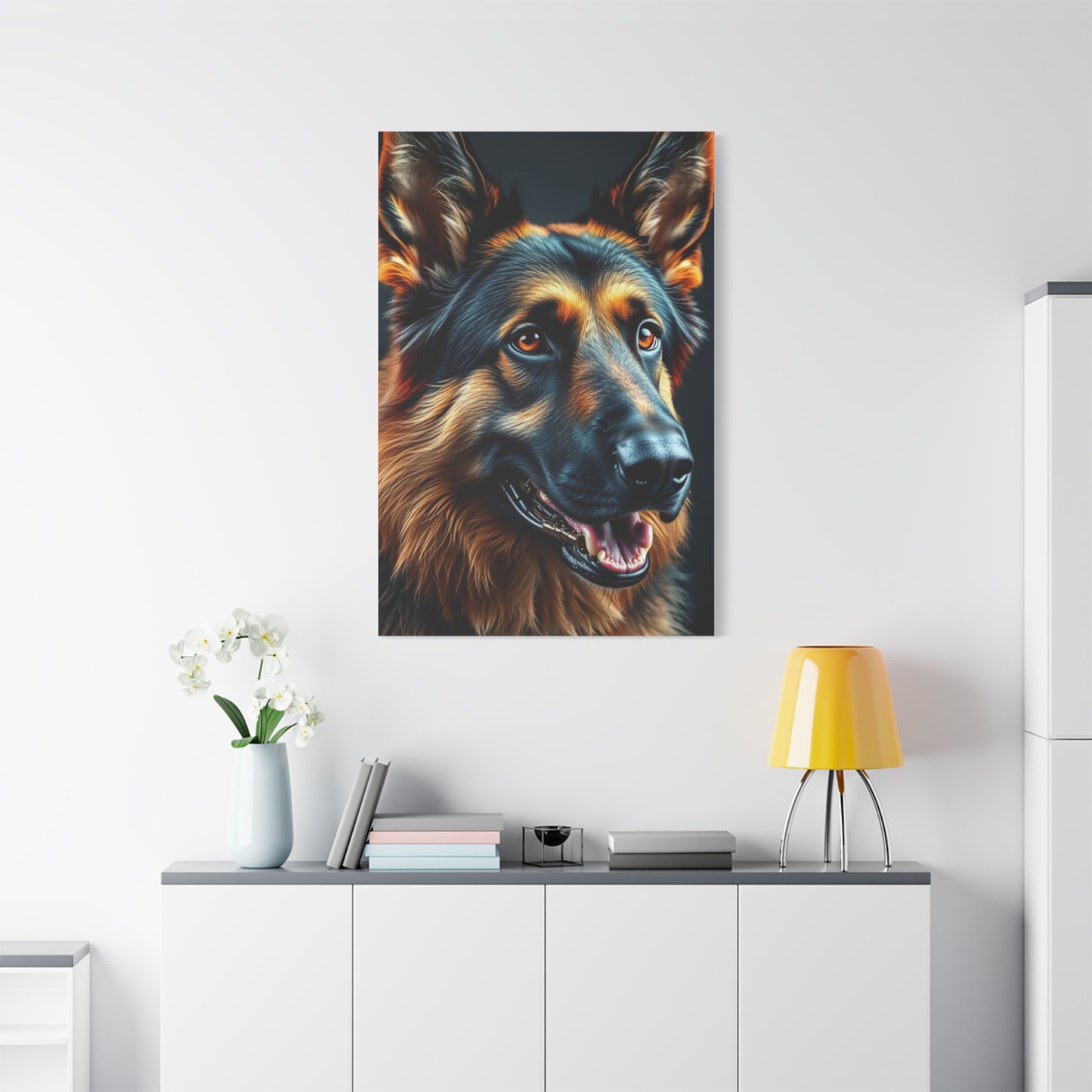German Shepherd Art Supreme Canvas Wall Art & Canvas Print