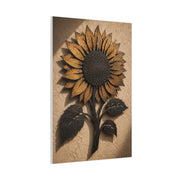 Rustic Iron Sunflower Wall Sculpture Wall Art & Canvas Print