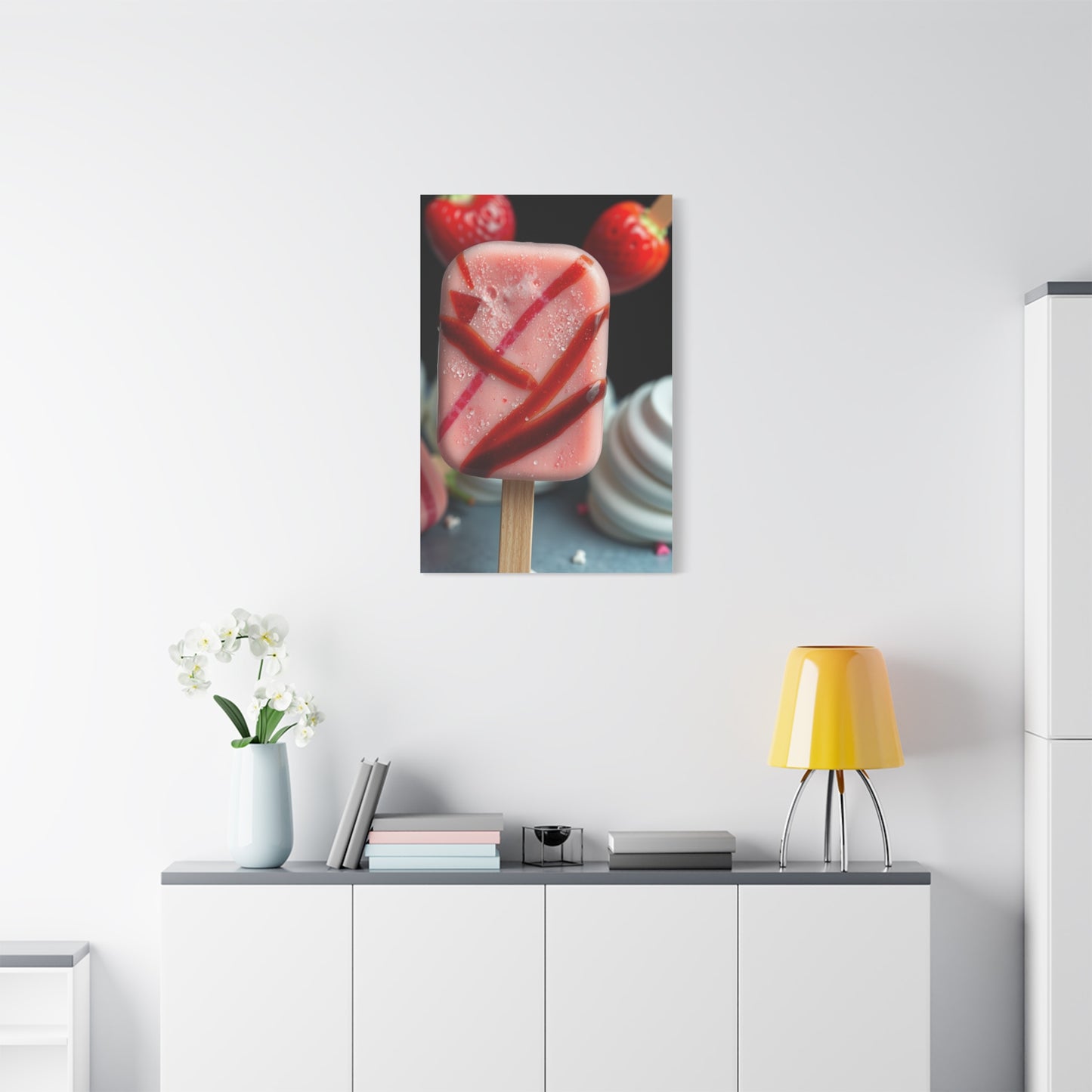 Ice Cream & Popsicle Art Luxury Canvas Wall Art & Canvas Print
