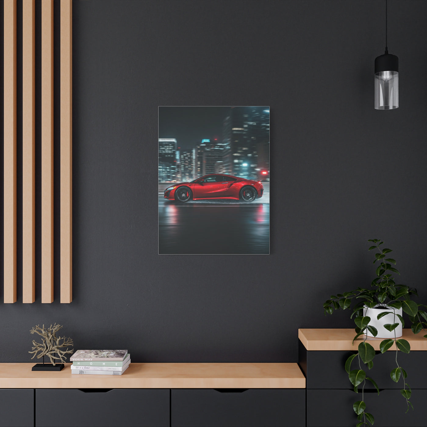 Acura NSX Modern City Presence Wall Art & Canvas Prints