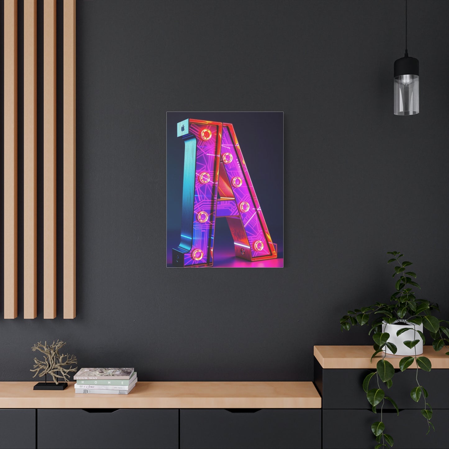 A Alphabet & Letter Art Artisan Canvas Wall Art & Canvas Print