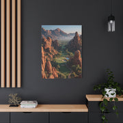 Desert Canyon Golf Course Aerial Wall Art & Canvas Print