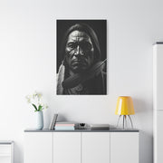 Weathered Resolve Black & White Portrait Wall Art & Canvas Prints