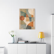 Stitched Geometric Canvas Abstraction Wall Art & Canvas Print