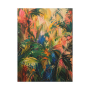 Abstract Expressionist Jungle Energy Tropical Wall Art & Canvas Print