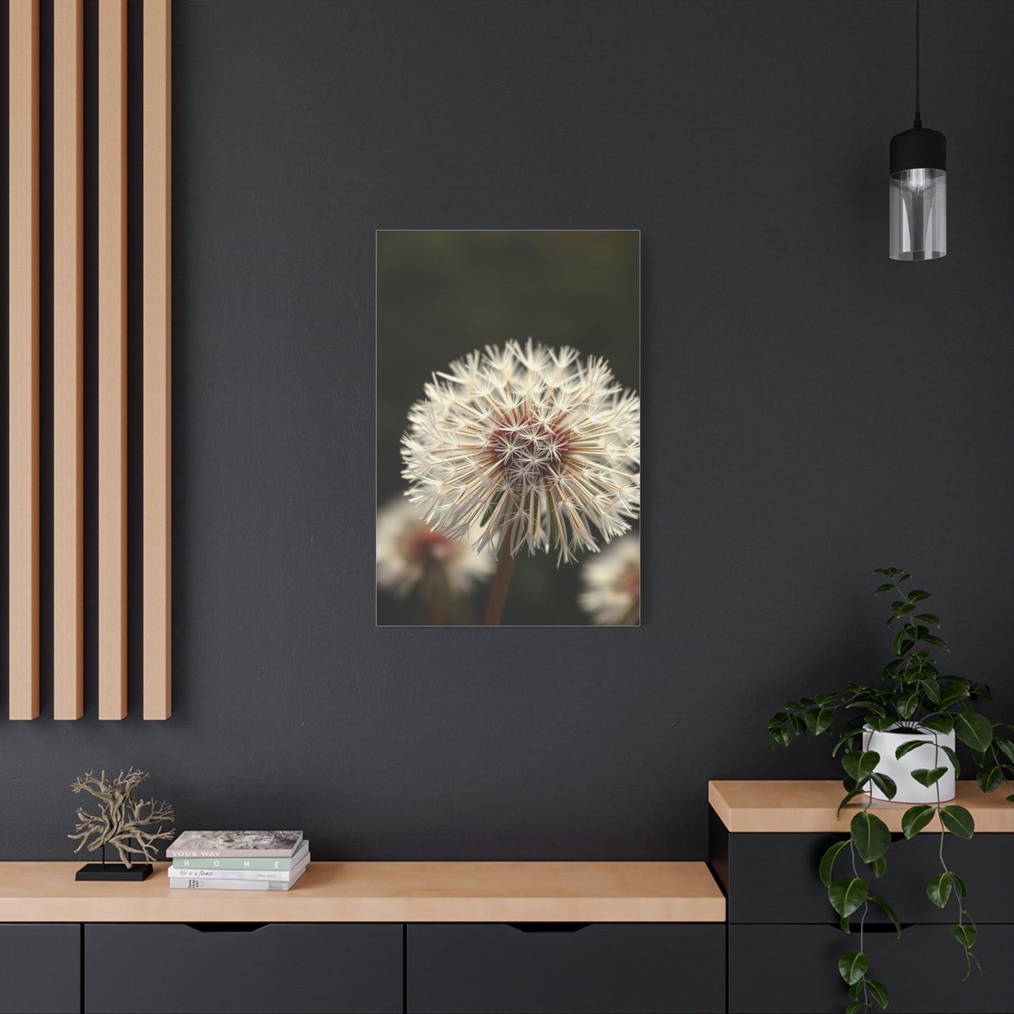 Dandelion Flower Art Supreme Canvas Wall Art & Canvas Print