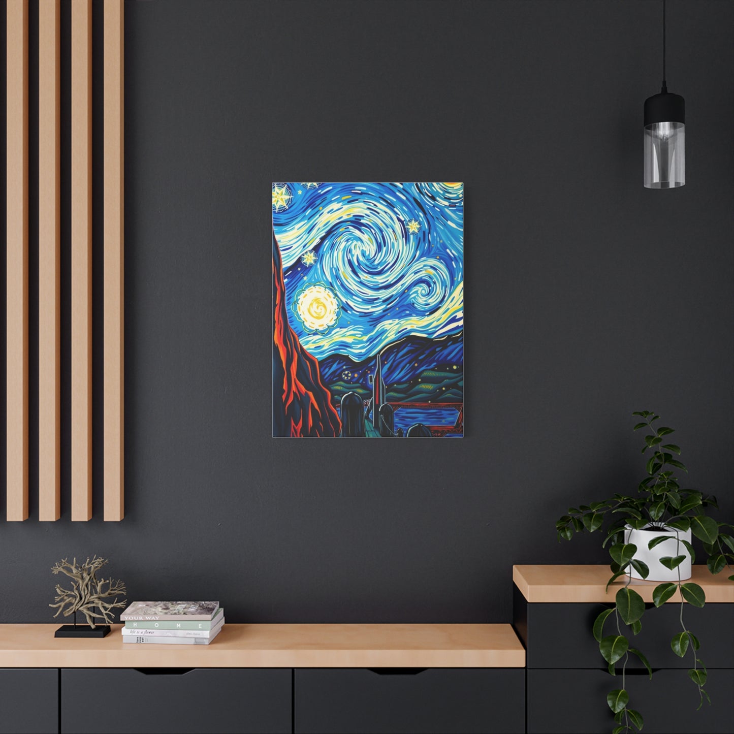 The Starry Night Canvas Art Supreme Canvas Wall Art & Canvas Print
