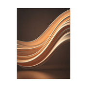 Golden Wave Motion Abstract Wall Art & Canvas Prints