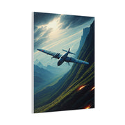 Canyon Strike Fighter Mission Wall Art & Canvas Prints
