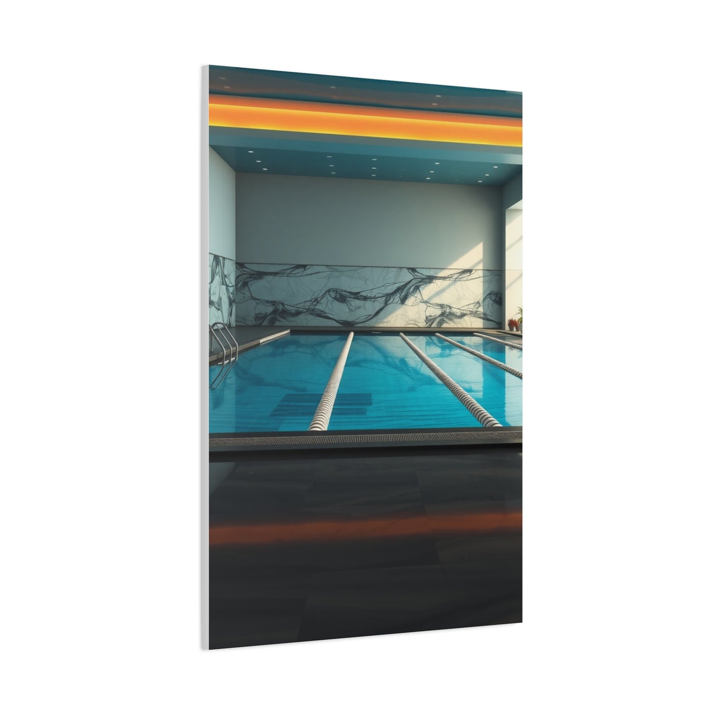 Masterpiece Swimming Pool Art Vision Wall Art & Canvas Print