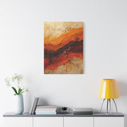 Impasto Terracotta Texture Statement Wall Art & Canvas Print