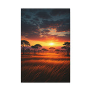 Firelight Savanna Evening Wall Art & Canvas Prints