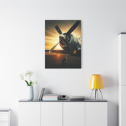 Propeller Power at Golden Hour Wall Art & Canvas Prints