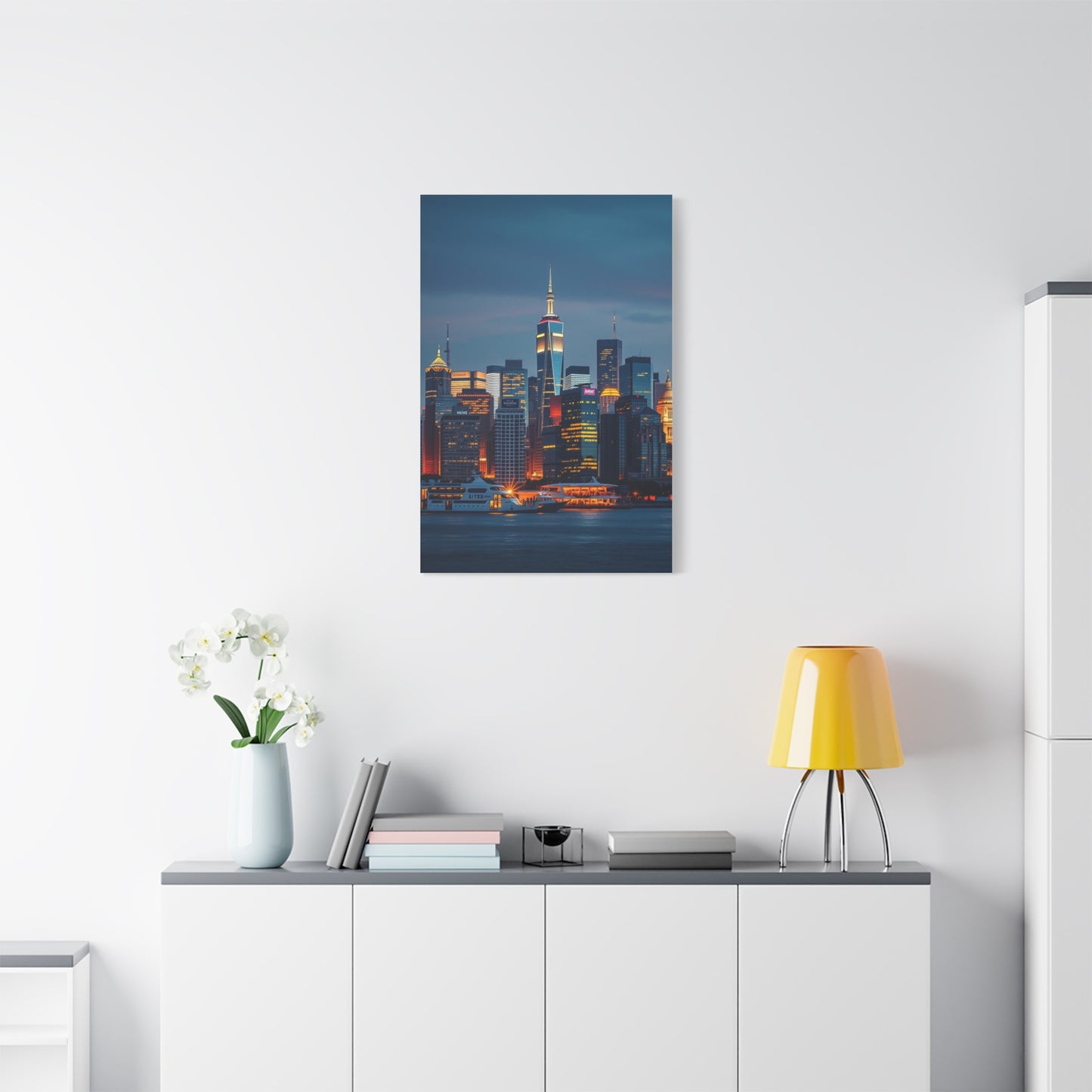 Supreme City Skylines Art Beautiful Collection Wall Art & Canvas Print