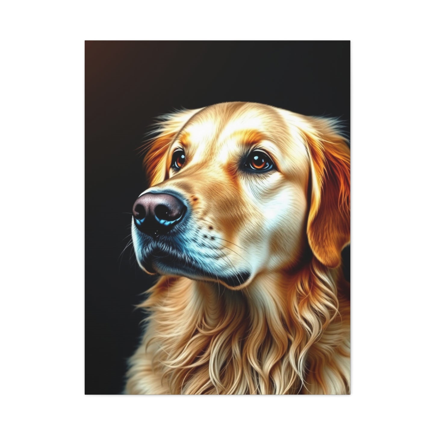 Supreme Golden Retriever Art Beautiful Collection Wall Art & Canvas Print