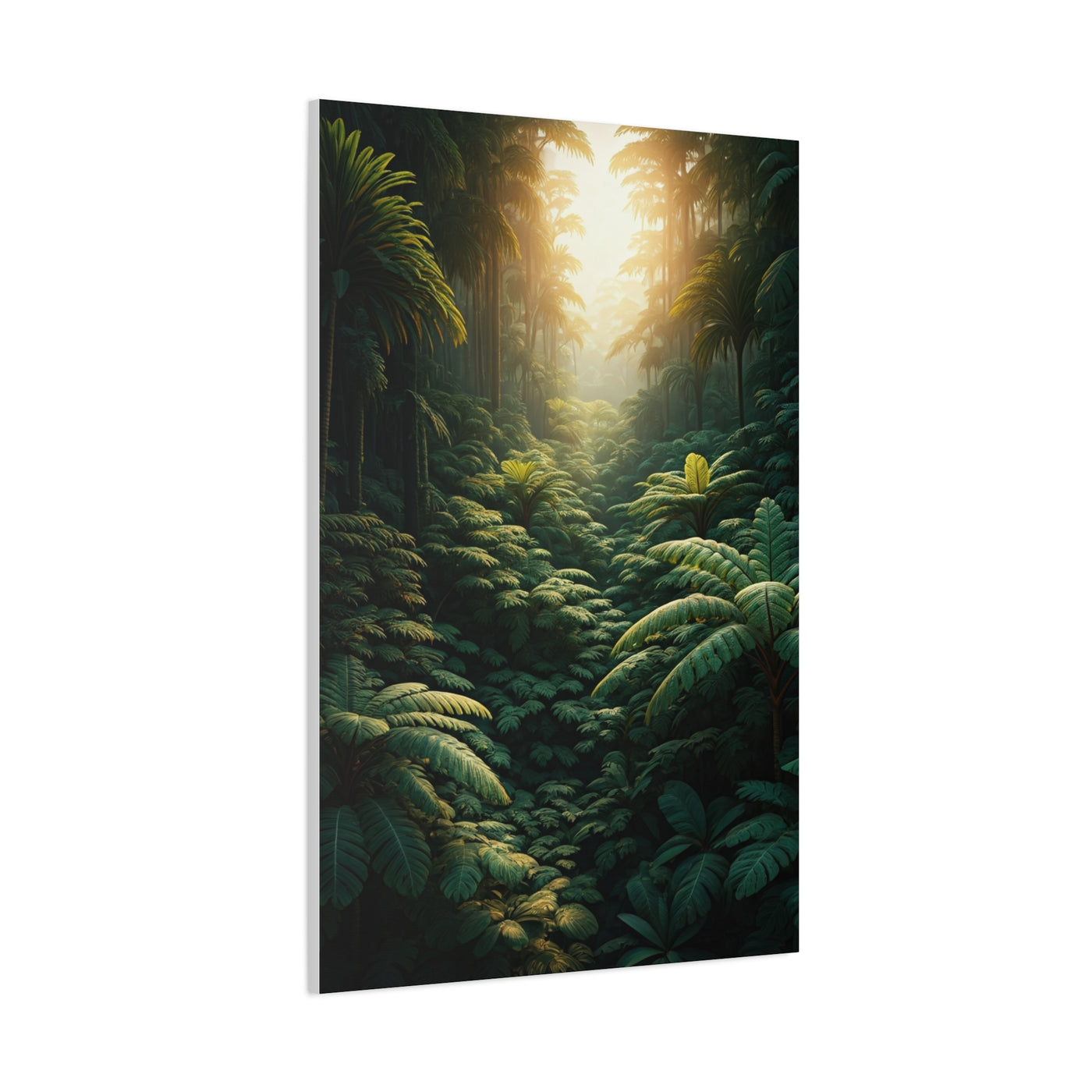 Elephant Mother and Calf at Sunset Wall Art & Canvas Prints