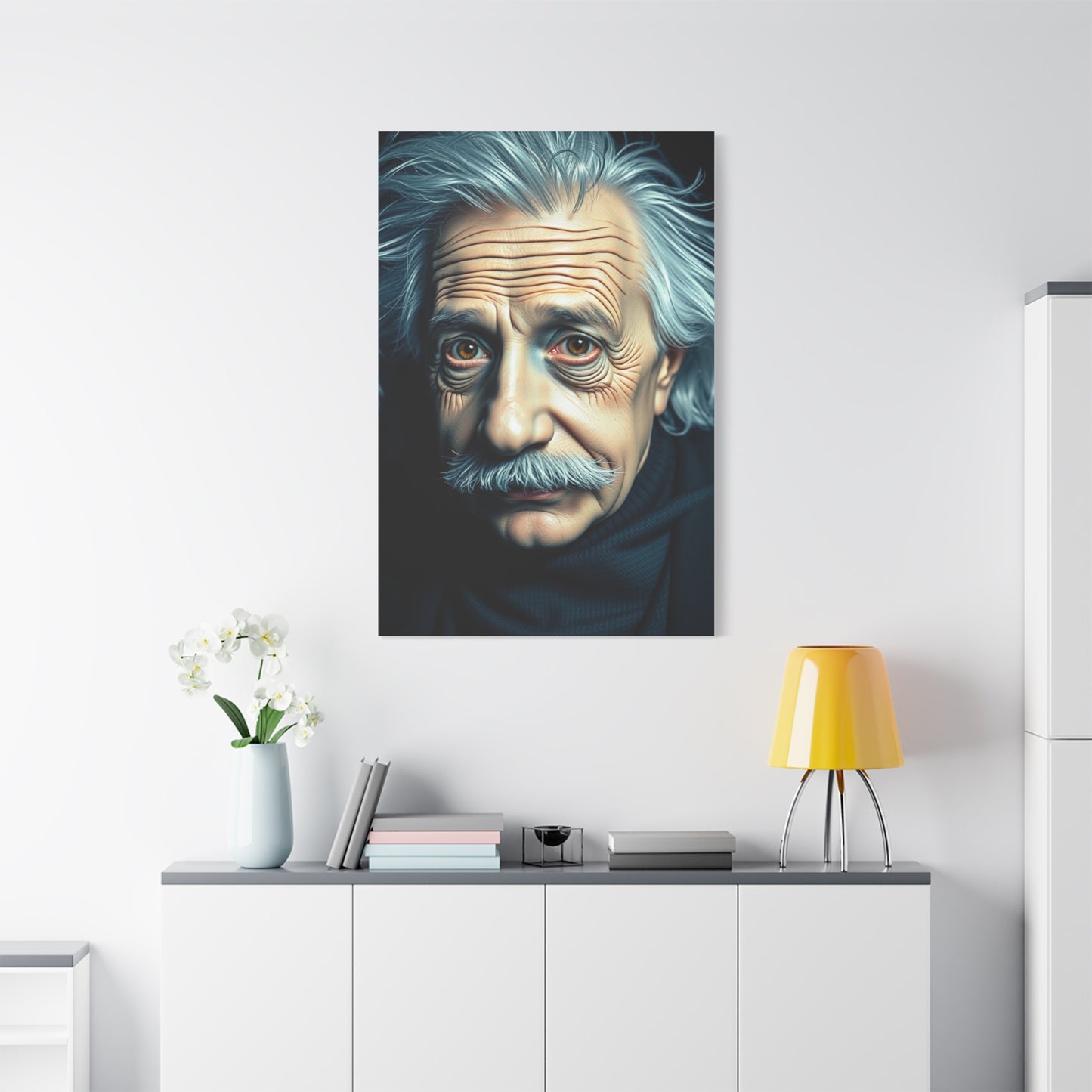 Albert Einstein Art Refined Canvas Wall Art & Canvas Print