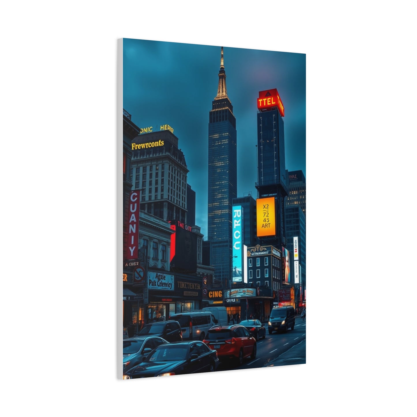 Cityscape Symphony Canvas Wall Art & Canvas Print