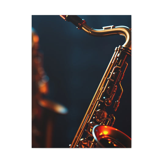 Saxophone Art Canvas Art 3 Wall Art & Canvas Print