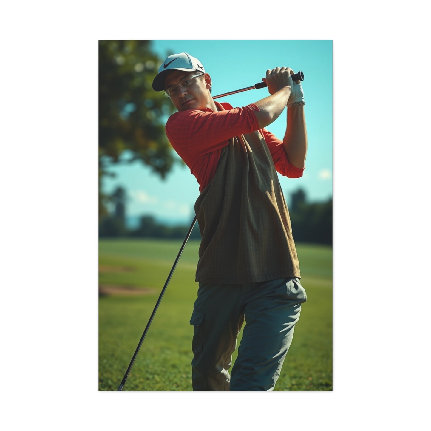 Elysian Green Portraiture Wall Art & Canvas Print