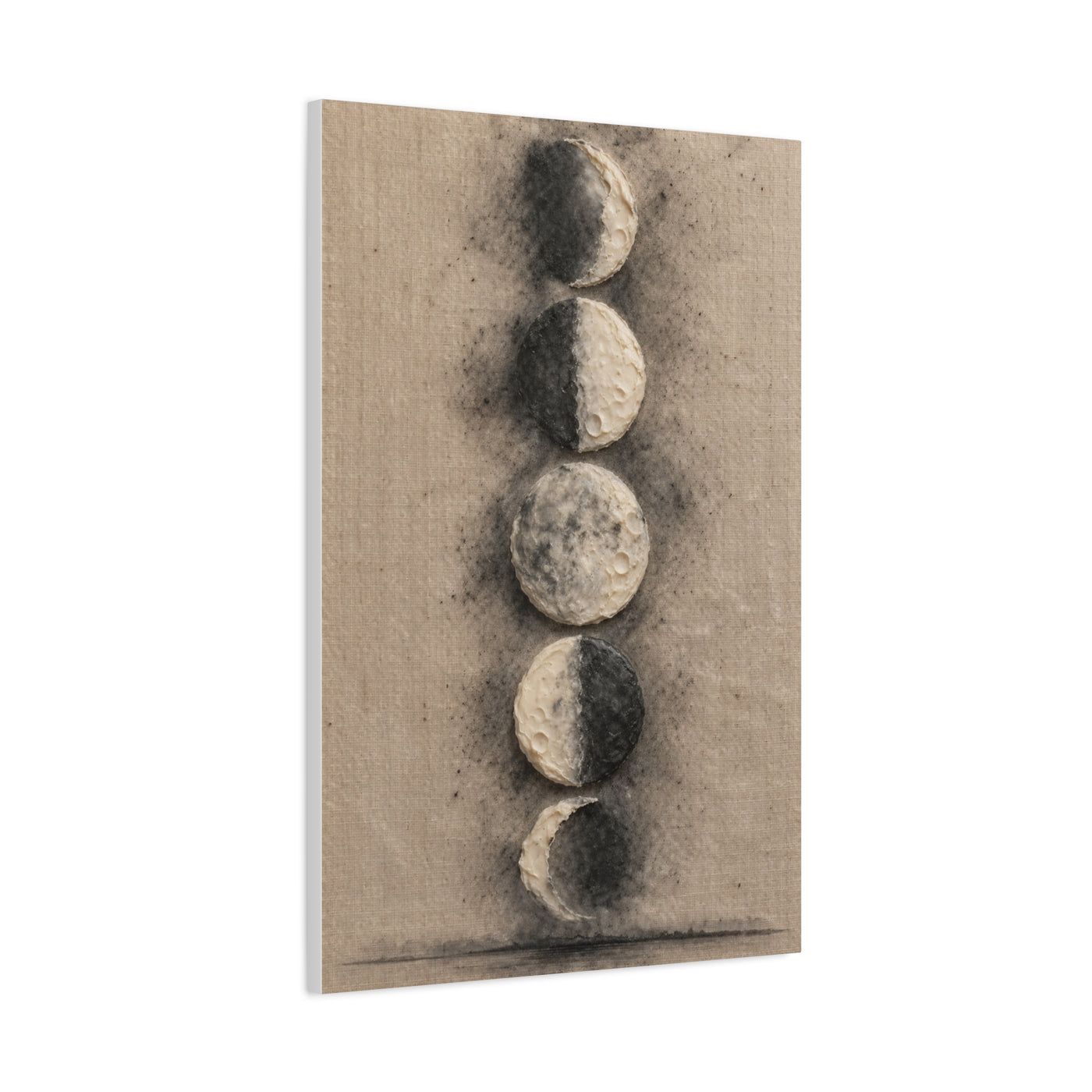 Lunar Phases Minimal Composition Wall Art & Canvas Print