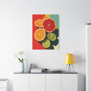 Citrus Pop Art Kitchen Composition Wall Art & Canvas Print