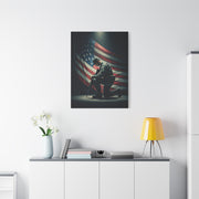 Kneeling Soldier Prayer Tribute Wall Art & Canvas Prints