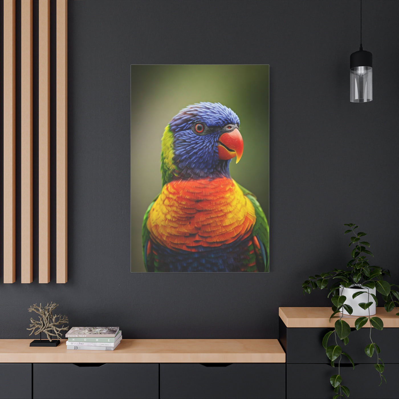 Vibrant Rainbow Lorikeet Wall Art & Canvas Prints