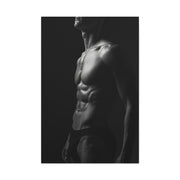 Sculptural Monochrome Torso Study Wall Art & Canvas Print