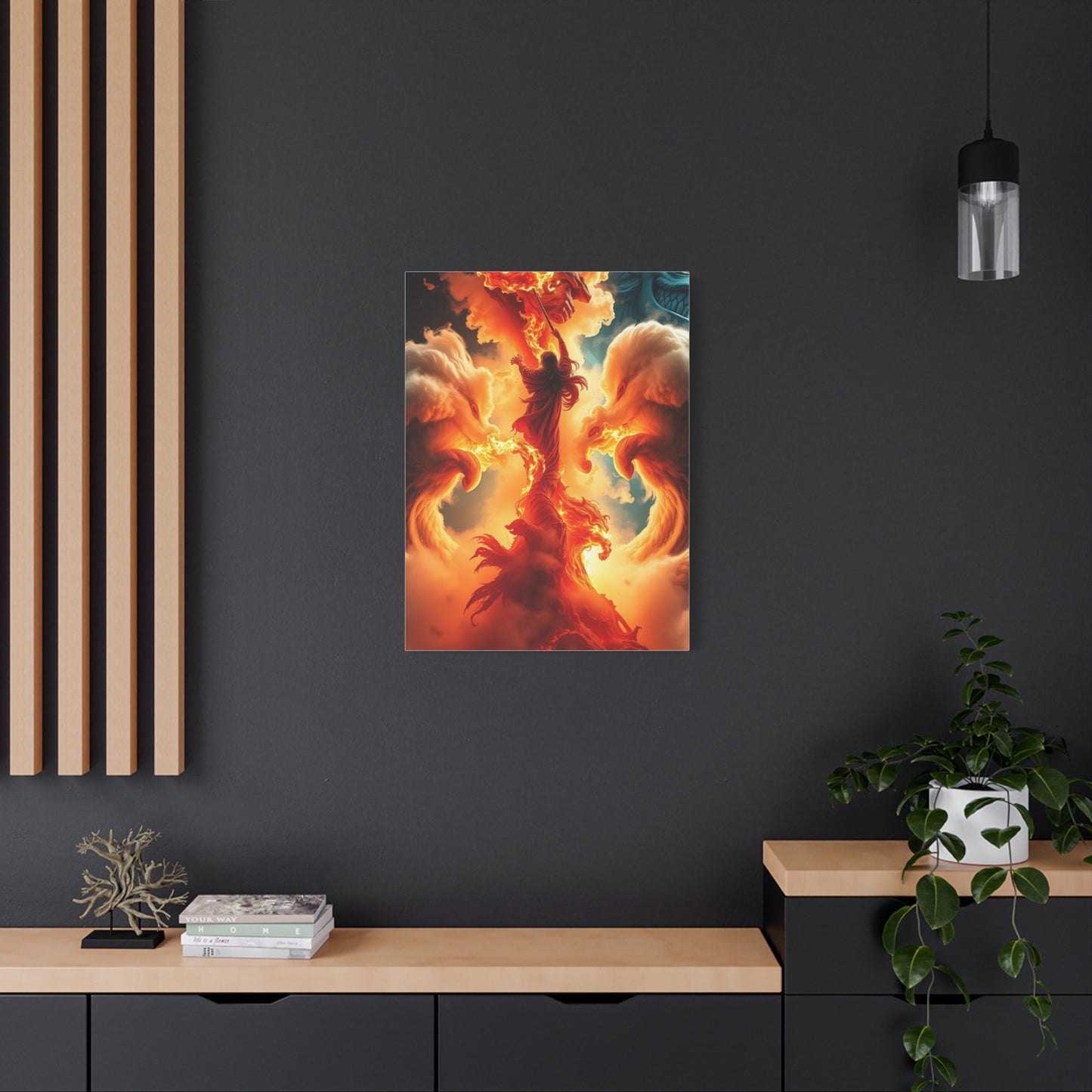 Upright Brilliance Artwork Wall Art & Canvas Print