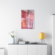 Blush Acrylic Glass Illusion Wall Art & Canvas Print