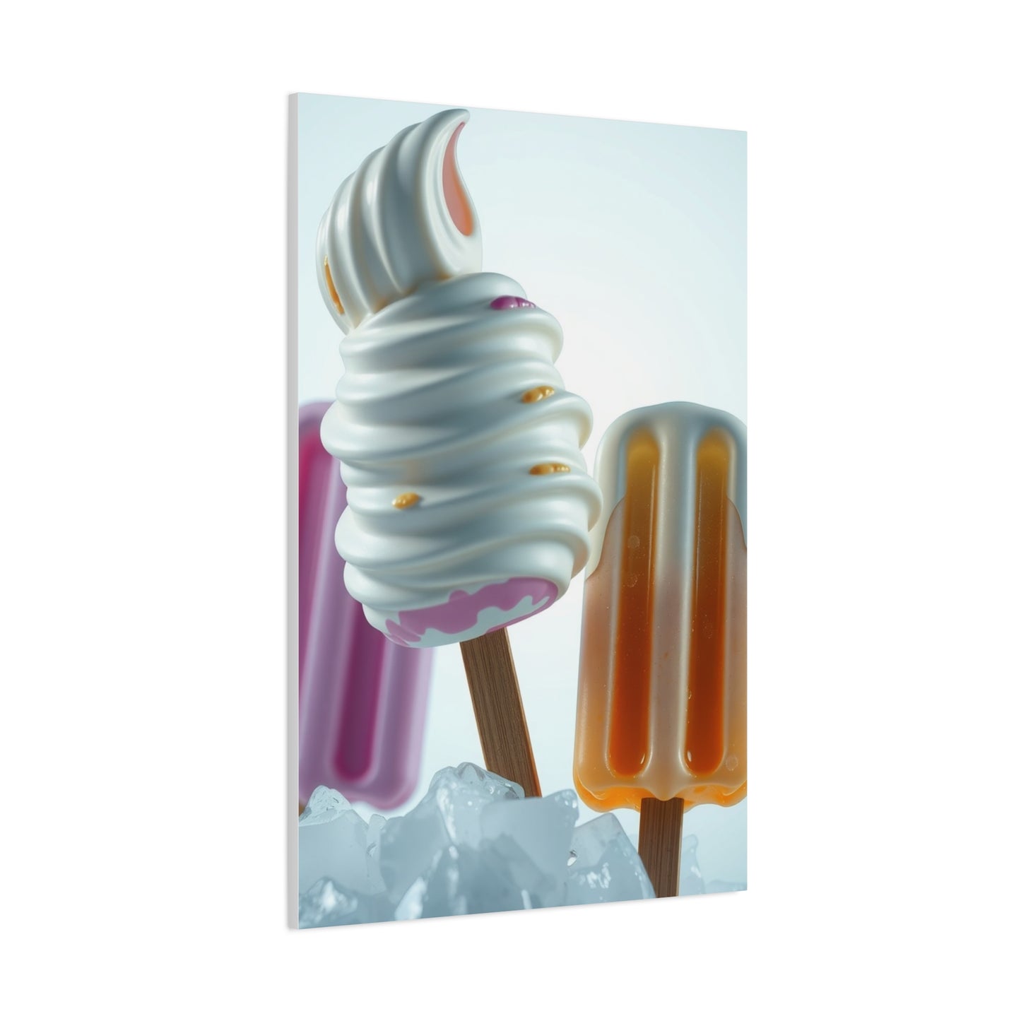 Ice Cream & Popsicle Art Supreme Canvas Wall Art & Canvas Print