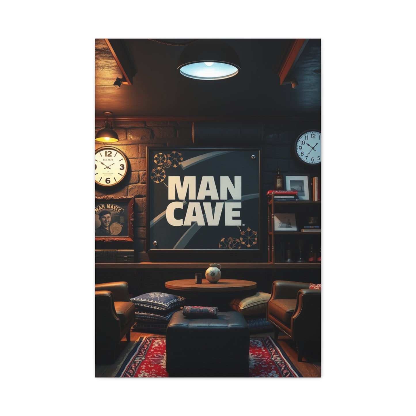 Gentlemans Sanctuary Canvas Wall Art & Canvas Print