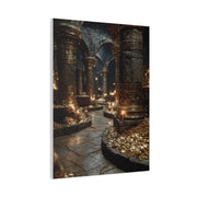 Hidden Treasury Gold Chamber Wall Art & Canvas Print
