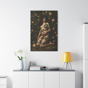 Classical Garden Vine Figure Wall Art & Canvas Print