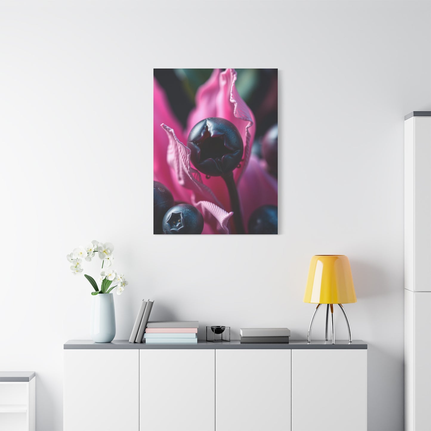 Masterpiece Blush and Blueberry Art Vision Wall Art & Canvas Print