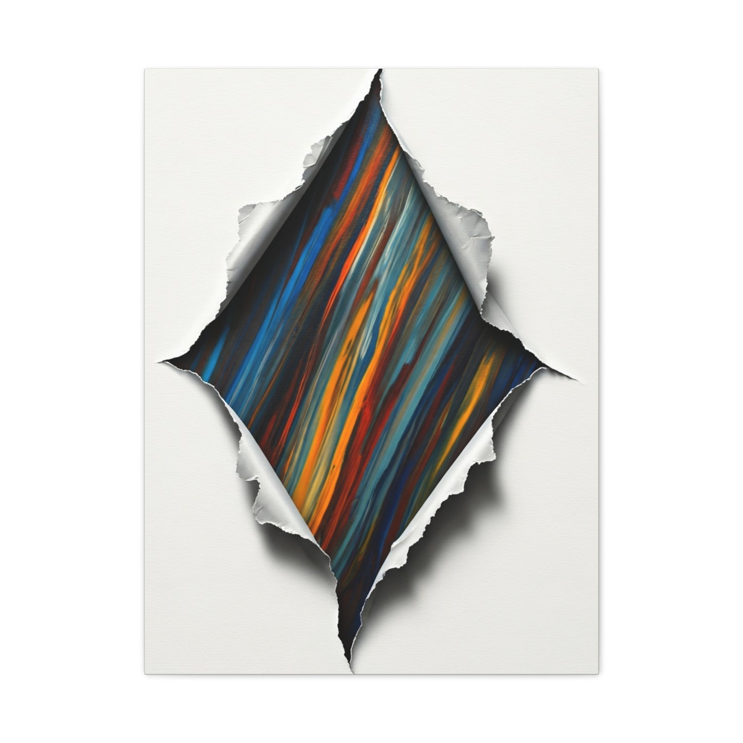 Fractured Color Core Abstract Wall Art & Canvas Prints