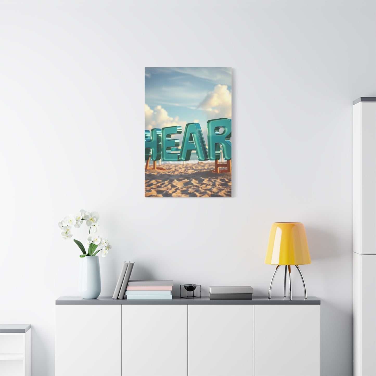 Sublime Beachfront Tableau Wall Art & Canvas Print