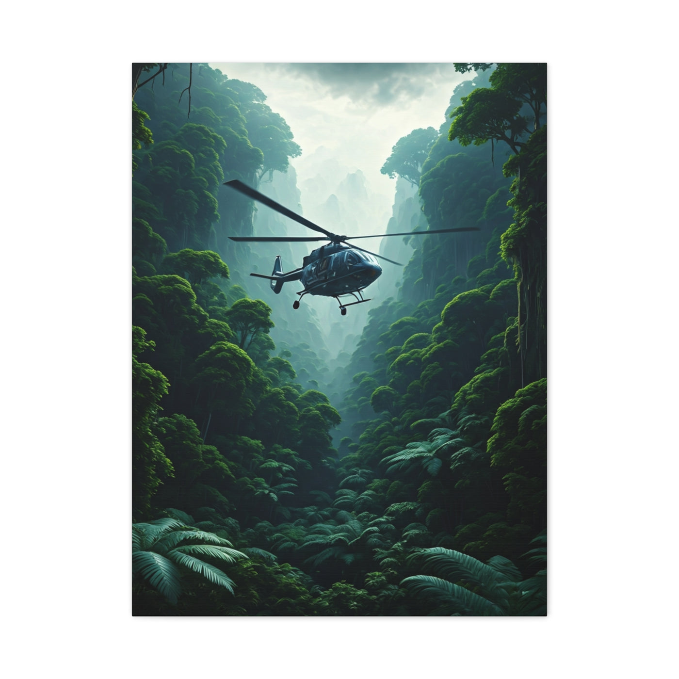 Vintage Fighter Aerial Dive Over City Wall Art & Canvas Prints
