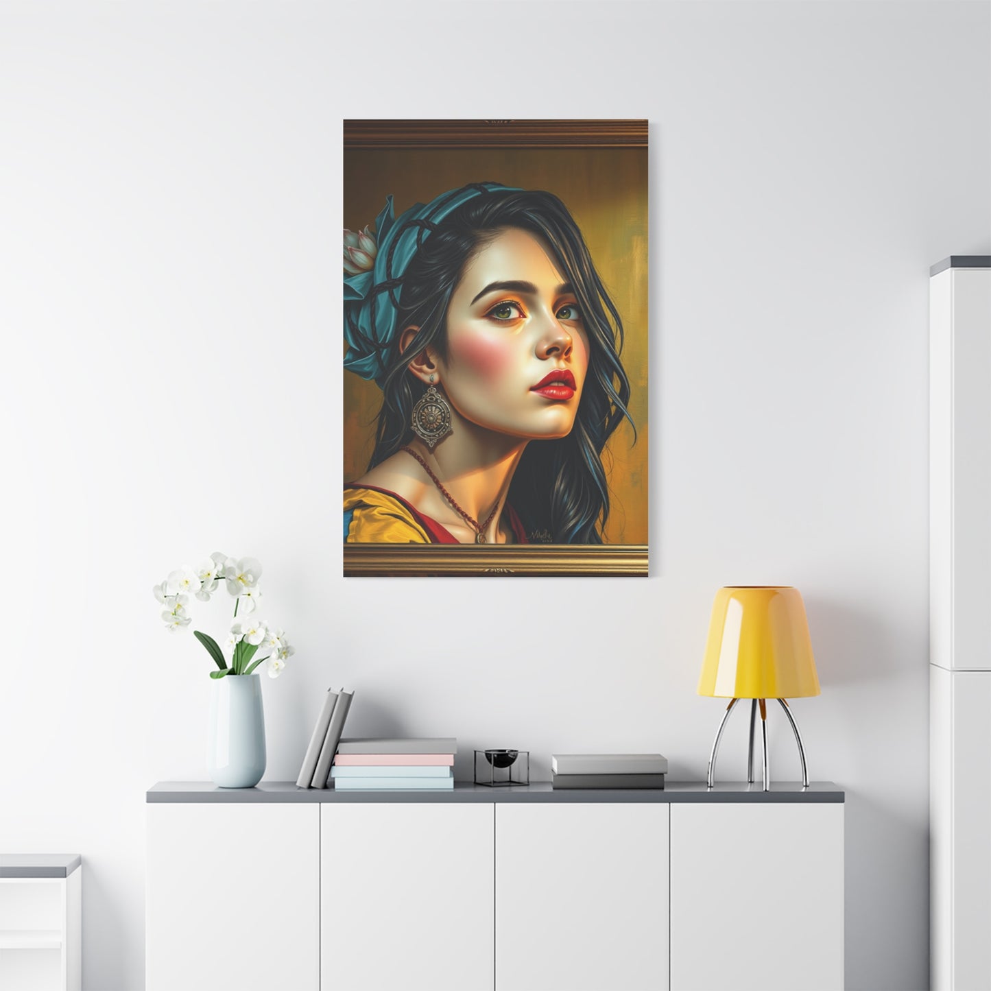 Gilded Brushwork Elegance