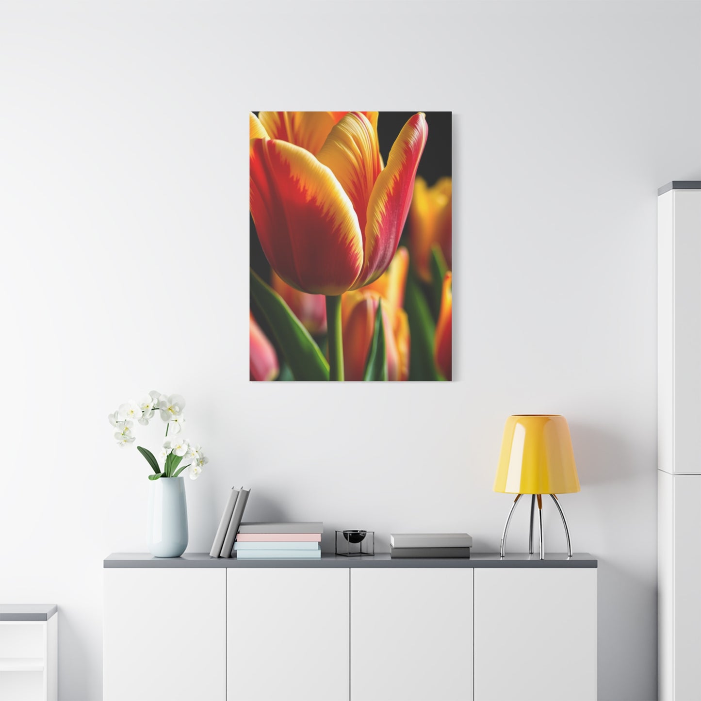 Tulip Flower Art Luxury Canvas Wall Art & Canvas Print